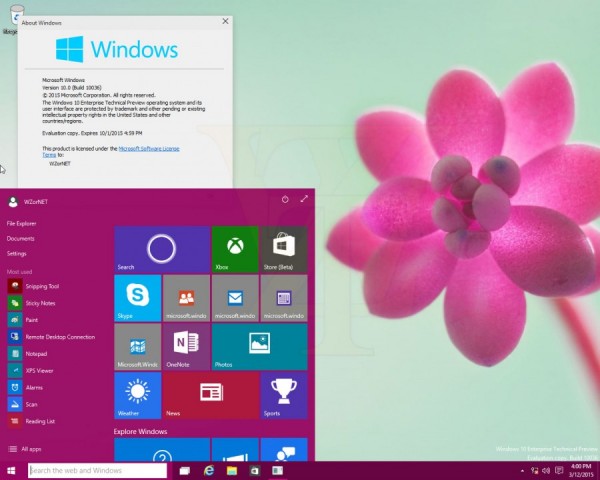 微软暗示新Win10最新版Build10036已在内部准备