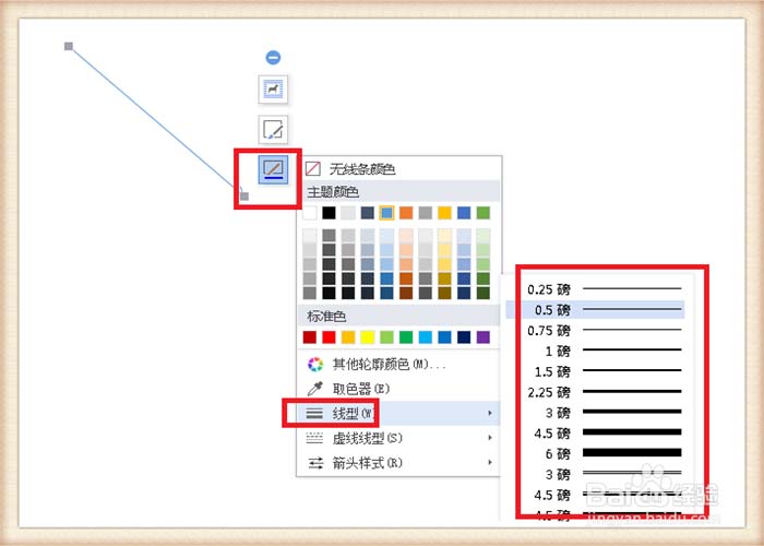 wps中怎么设置箭头样式?