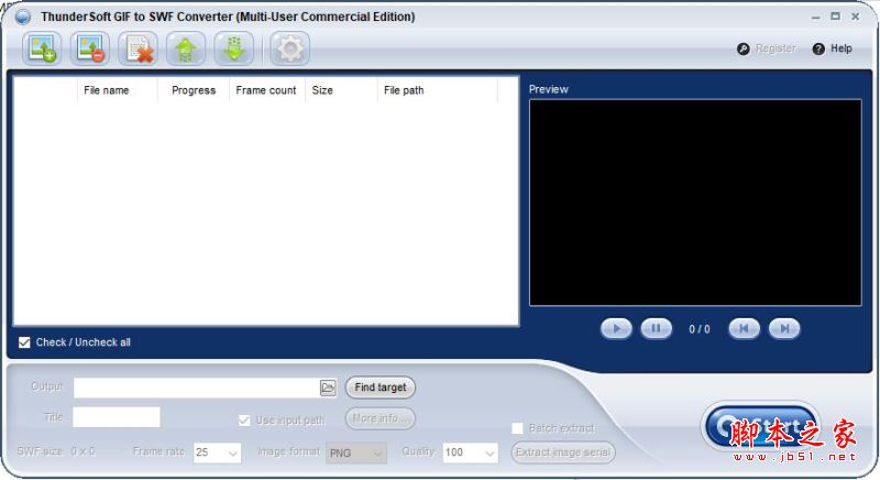 GIF转SWF转换器ThunderSoft GIF to SWF Converter激活教程(附补丁)