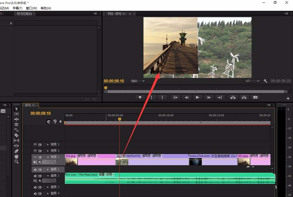 premiere视频编辑v1轨道怎么拷贝到v2轨道?