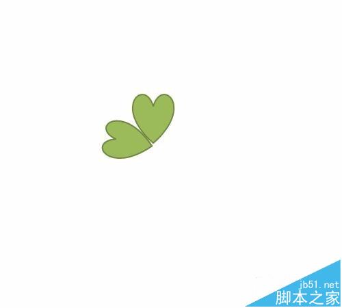 ppt中怎么绘制代表幸运的四叶草?