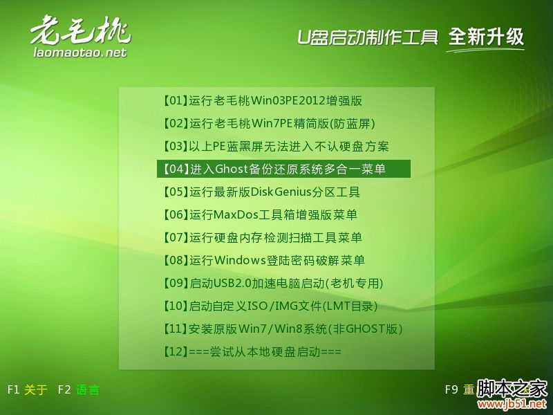 老毛桃U盘装系统综合教程