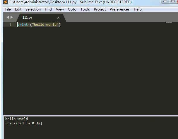 sublime怎么新建python程序? sublime写python程序的技巧