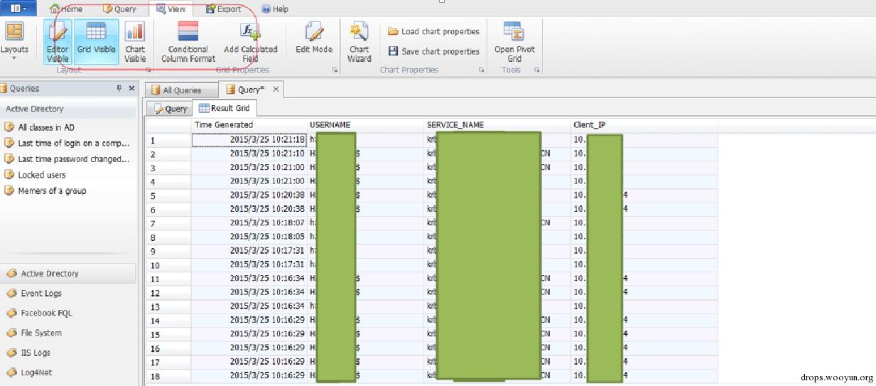 windows安全日志分析工具logparser用法详解