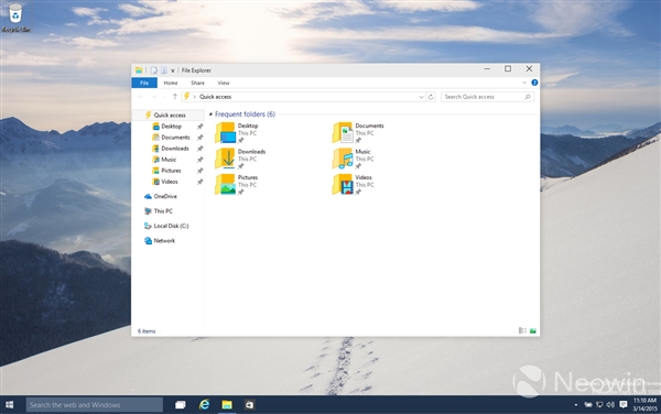 win10 Build 10036最新泄露版海量图赏: 强化半透明效果