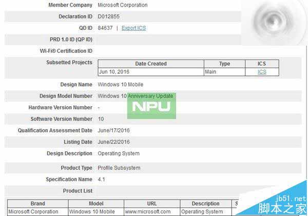 Win10 Mobile一周年更新正式版已通过蓝牙认证