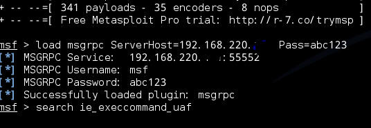 metasploit利用IE漏洞XSS挂马拿内网主机