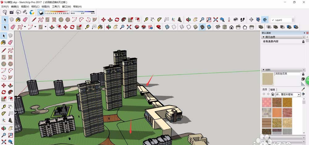 SketchUp草图大师怎么调整阴影?