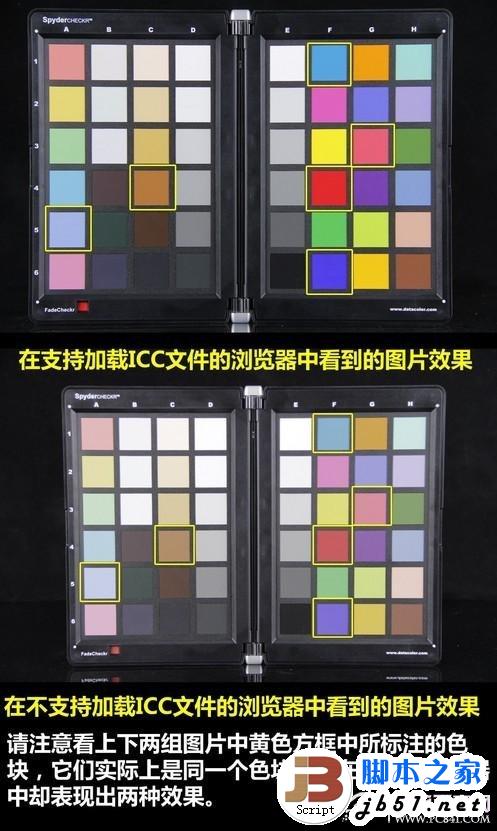 照片传到网上后出现变色(色差)问题的原因及解决方法(图文)