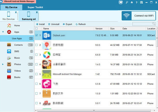 Android设备管理软件 Vibosoft Android Mobile Manager 使用方法