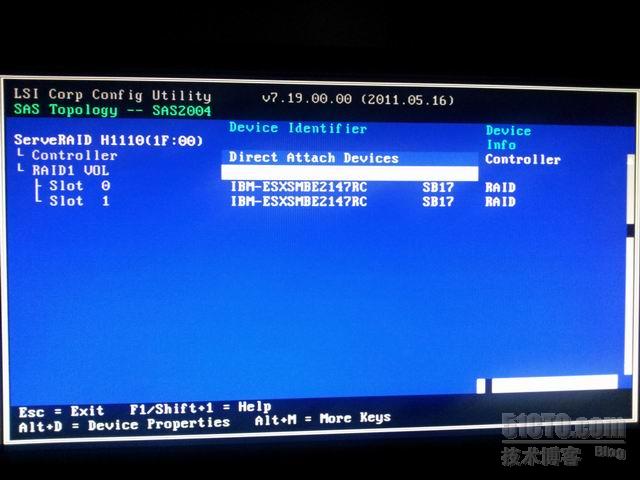 IBM system X3250 M4 配置RAID磁盘阵列的方法