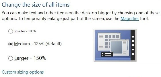 win8.1的200%超大dpi设置(4K显示屏)