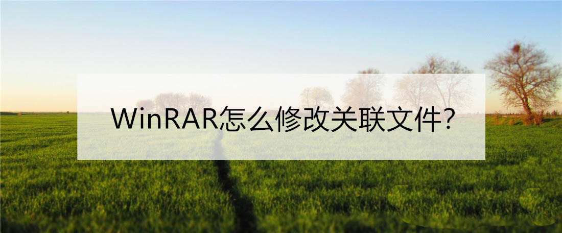 WinRAR怎么修改关联文件? WinRAR设置关联文件的教程