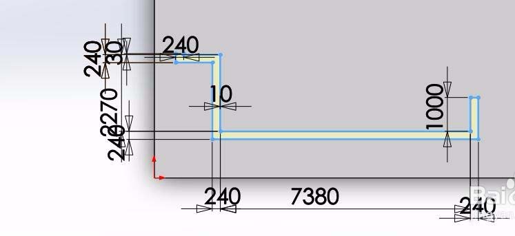 solidworks建筑墙体怎么画? solidworks承重墙的绘制方法