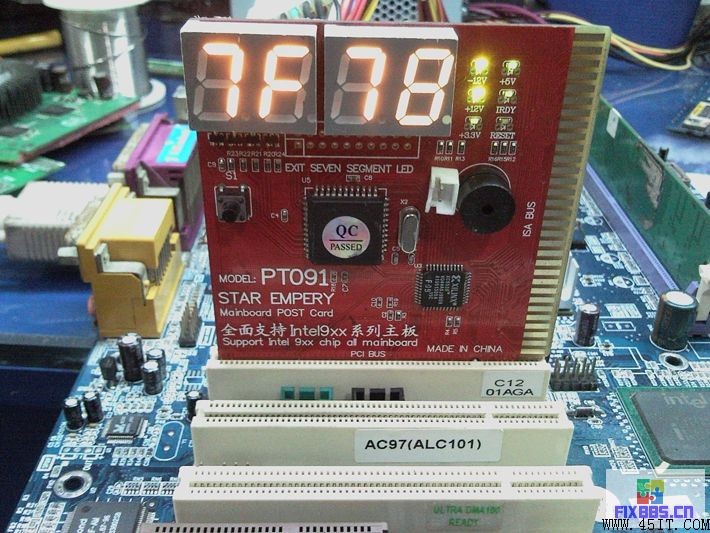 天虹845主板维修一例