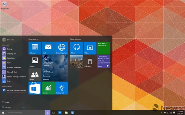 (组图)Win10 Build 10130 图赏：系统图标更加美观