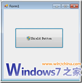 Win7编程：在按钮中加入管理员权限运行盾牌图标教程