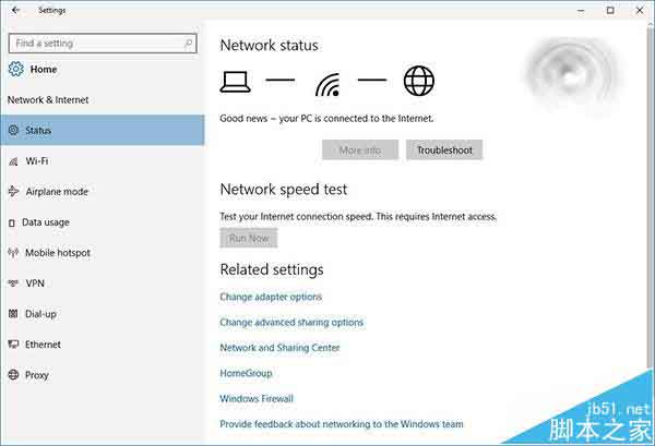 Win10预览版14328中怎么将笔记本变身移动WiFi热点?