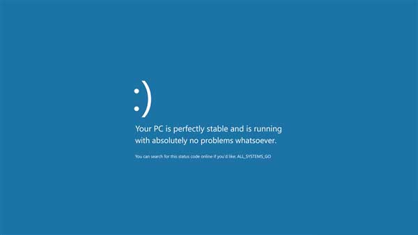 Win10 Blue Screen of Death死亡蓝屏壁纸来袭