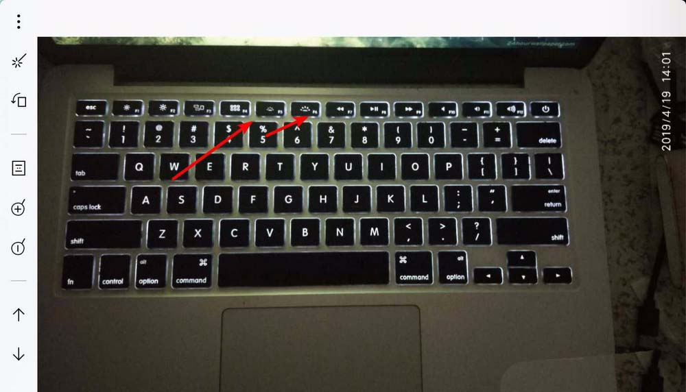 macbook笔记本键盘背光灯打不开怎么解决?