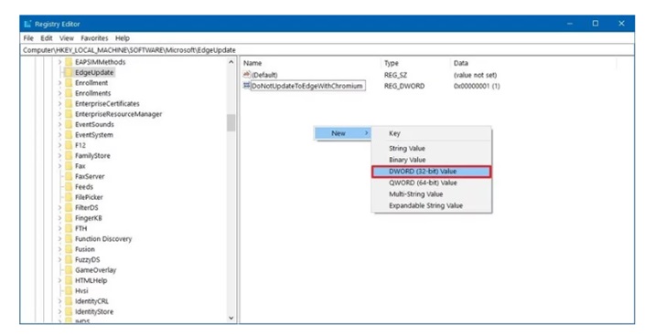 怎么阻止Win10上自动安装Microsoft Edge Chromium?