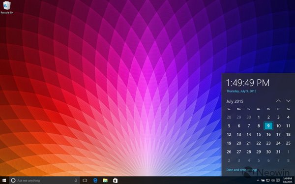 Win10 Build 10166桌面版高清图赏：微软WiFi亮相