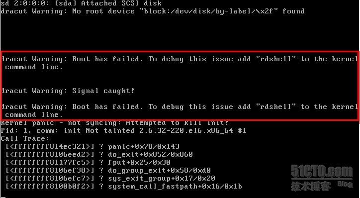 CentOS 6.X 开机错误修复步骤分享