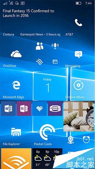 Win10 Mobile正式版全新Aero毛玻璃特效概念图曝光