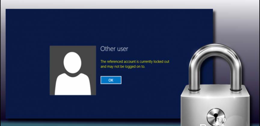 win10登陆失败提示引用的帐户已被锁定无法登录怎么办?