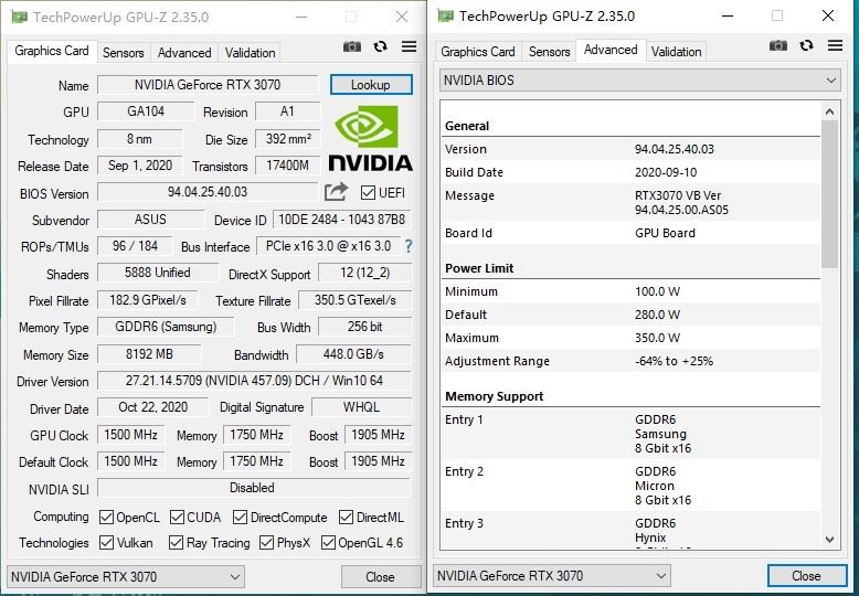 华硕ROG STRIX RTX3070怎么样 华硕ROG STRIX RTX3070显卡评测
