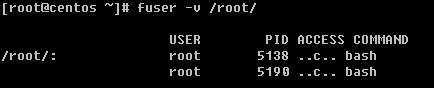 在Linux上如何使用fuser工具来查询文件的用户
