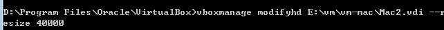 VirtualBox 虚拟机磁盘空间不够用，MAC系统增大空间方法