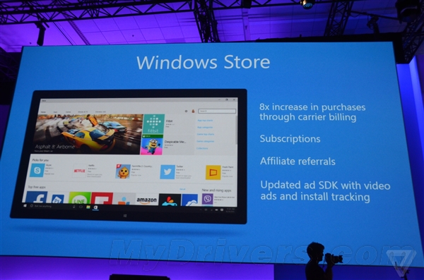 win10支持话费代扣支付方式:可用于在商店里购买服务
