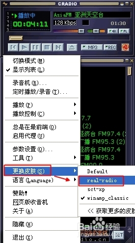 如何更换龙卷风收音机皮肤 龙卷风收音机皮肤下载安装教程