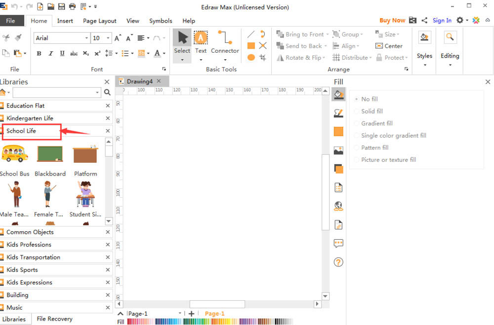 Edraw Max亿图图示怎么画女教师人物形象?