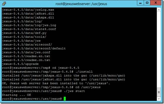 Jexus Web Server完整图文配置教程
