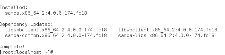 WIN7+VMWARE+fedora18 samba服务器的搭建指南