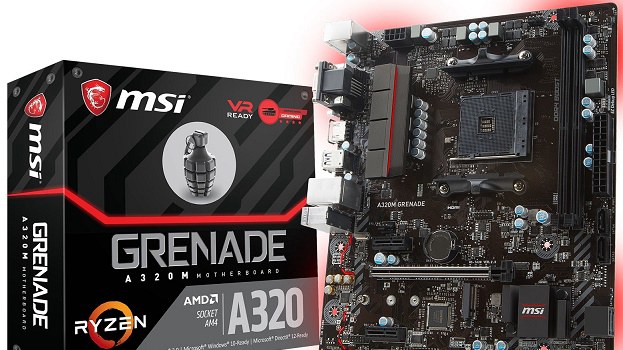 微星A320手雷主板发布：可完美搭配AMD Ryzen5 1400处理器