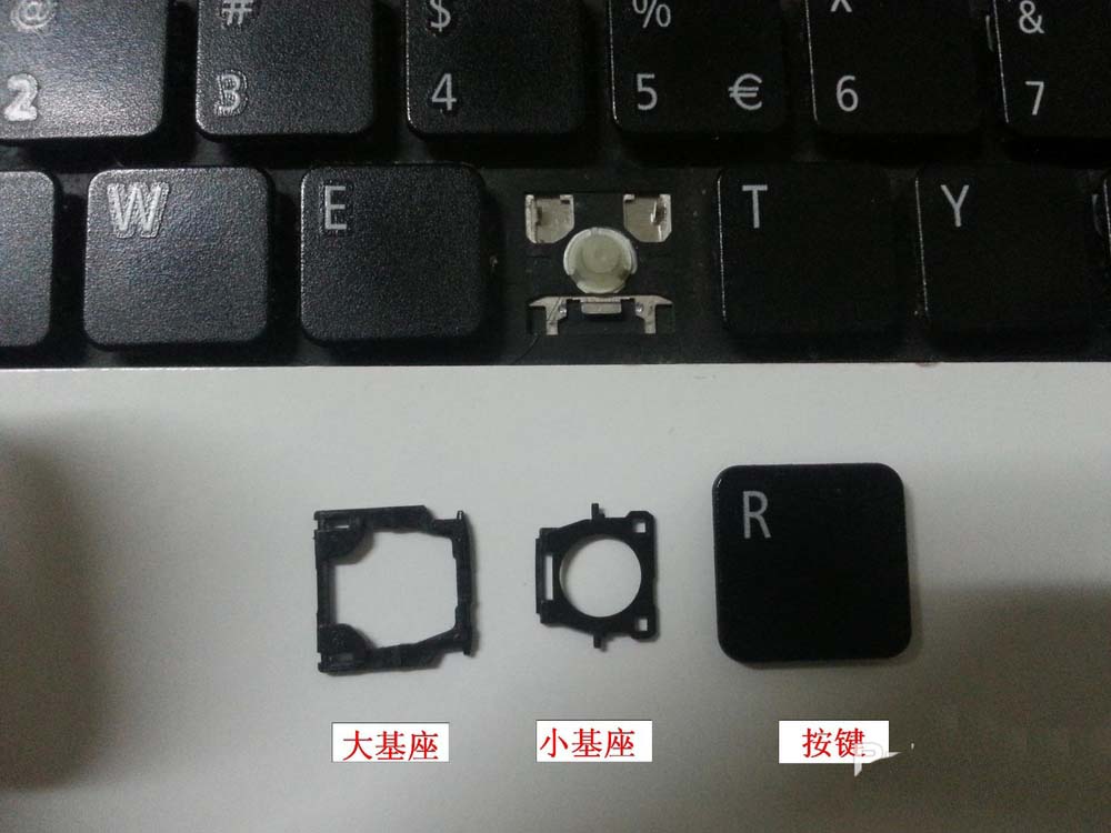 Acer4740g系列笔记本怎么安装键盘按键?