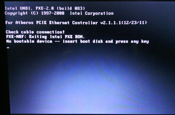 苹果电脑MAC OS重装系统出现No bootable device怎么解决