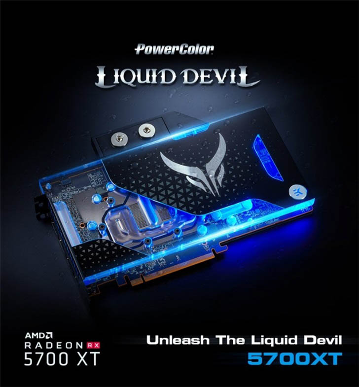 迪兰官宣Liquid Devil RX 5700 XT显卡 号称最强的“Navi”显卡