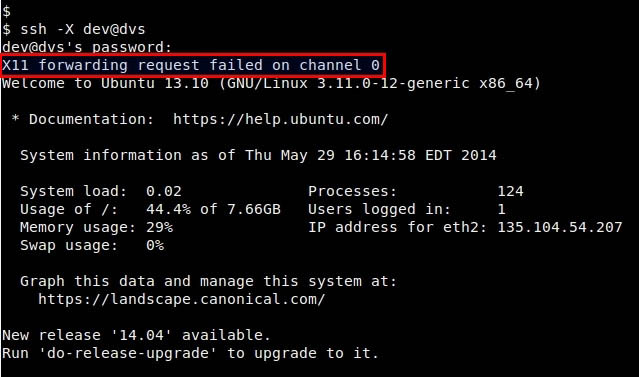Linux中如何修复&ldquo;X11 forwarding request failed on channel 0&rdquo;错误