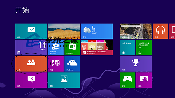 Win8 Modern风格的人脉应用如何添加联系人