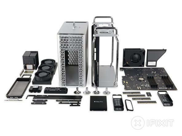 苹果新Mac Pro 2019内部做工如何 iFixit拆解苹果新Mac Pro内部构造详细图