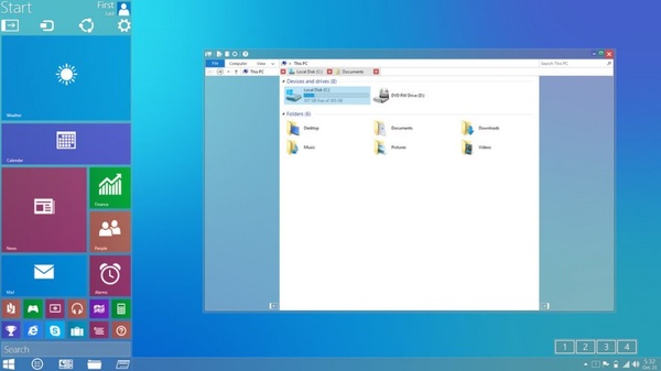 Windows 9新图曝光！ 开始菜单回归Win9