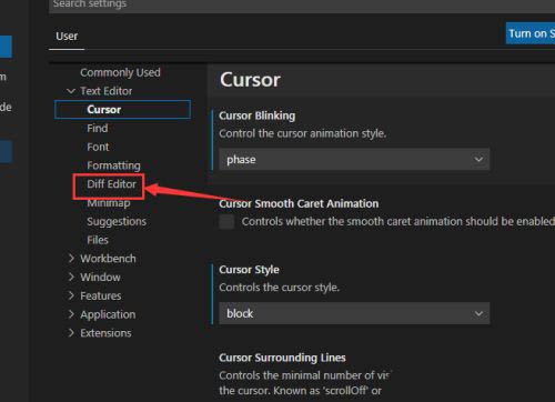 Visual Studio Code忽略修剪空白怎么实现?