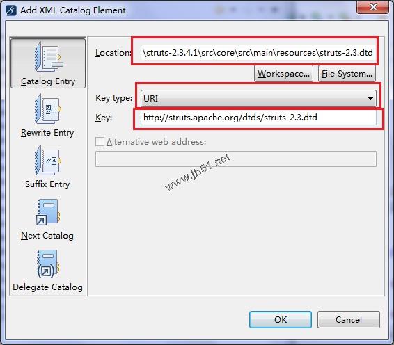 struts.xml 打开报错  第1张