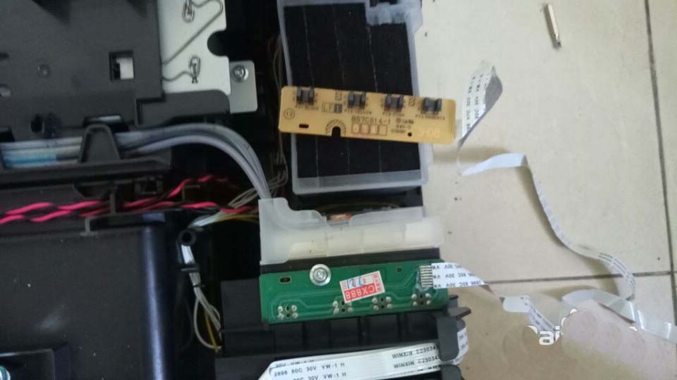 兄弟MFCJ5910DW打印机无法黄色墨盒怎么更换传感器?