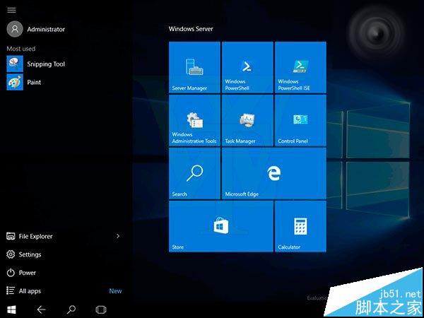 win10 RS1技术预览版11103运行界面曝光 含平板模式