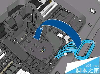 HP Designjet T790打印机怎么安装打印头?